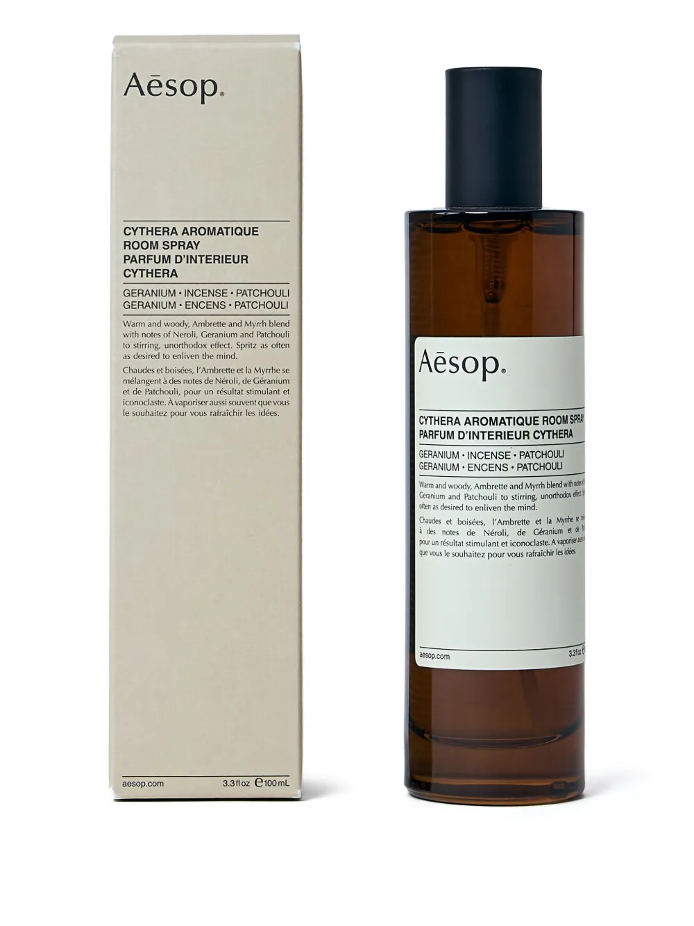 Aesop Cythera Aromatique Room Spray 100ml In Brown
