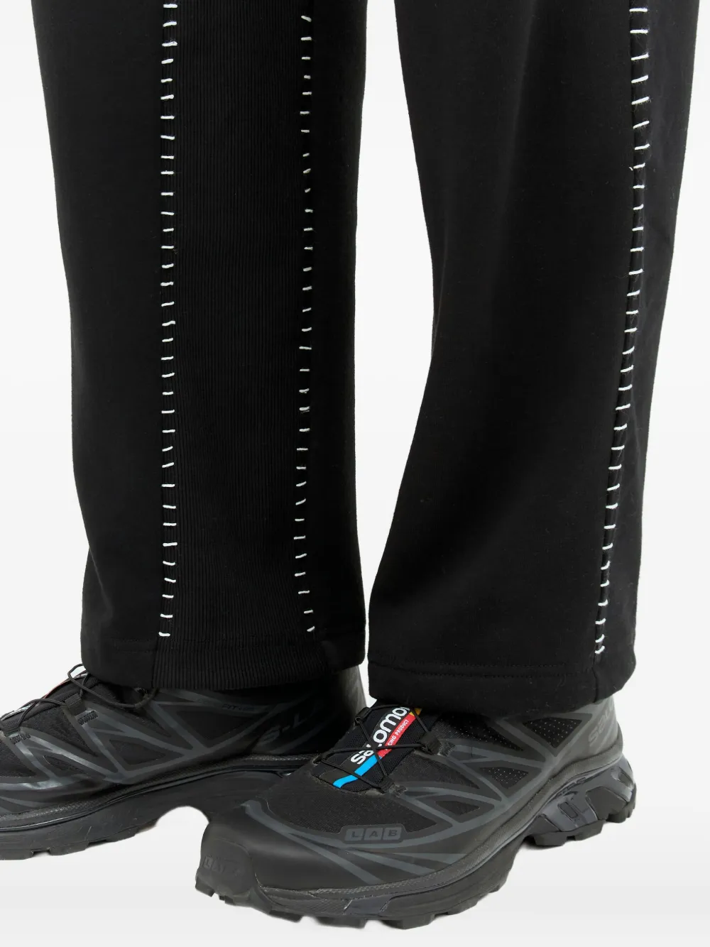Space Available Jersey broek met stiksel Zwart