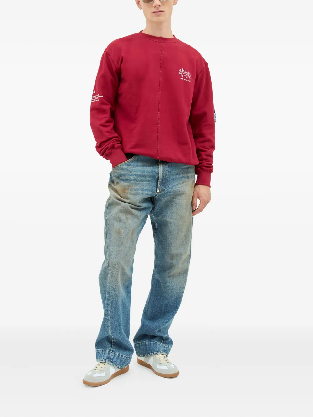Space Available Uniform panel-design crew-neck sweatshirt | Sweatshirts | Image 2