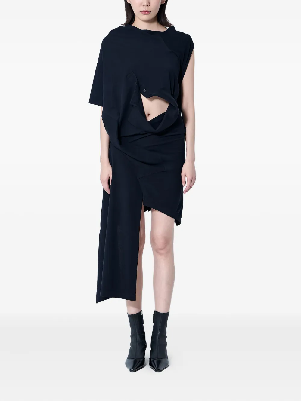 Sia Arnika draped asymmetrical mini dress | デイドレス | Image 2