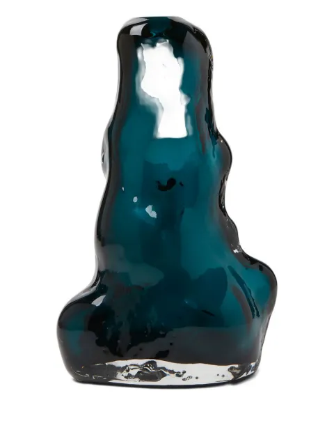 Agmes abstract glass vase (15.2cm x 11.4cm)