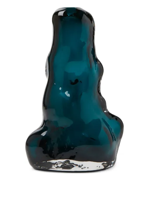 Agmes abstract glass vase (15.2cm x 11.4cm)