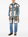 Bonum quilted star-print coat - White