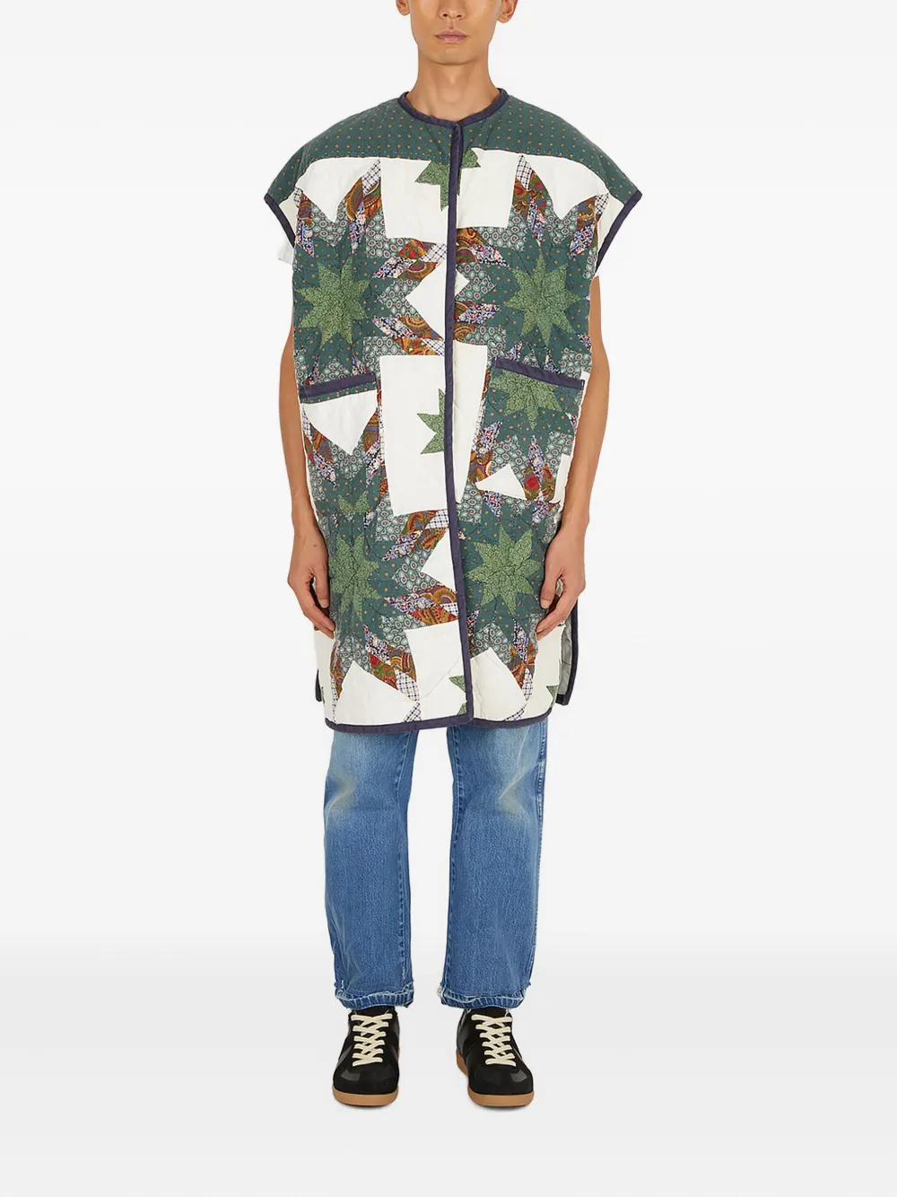Bonum quilted star-print coat | Single Breasted Coats | Image 2