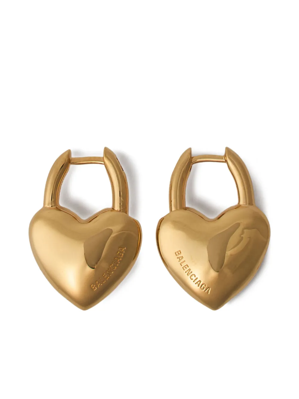 Balenciaga Minnie heart-shaped earrings | Gold | Image 1