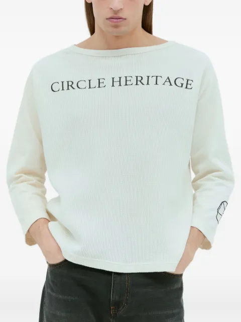 CIRCLE HERITAGE Thermal logo-detail top