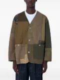 Comme des Garçons Homme patchwork panelled shirt jacket - Green
