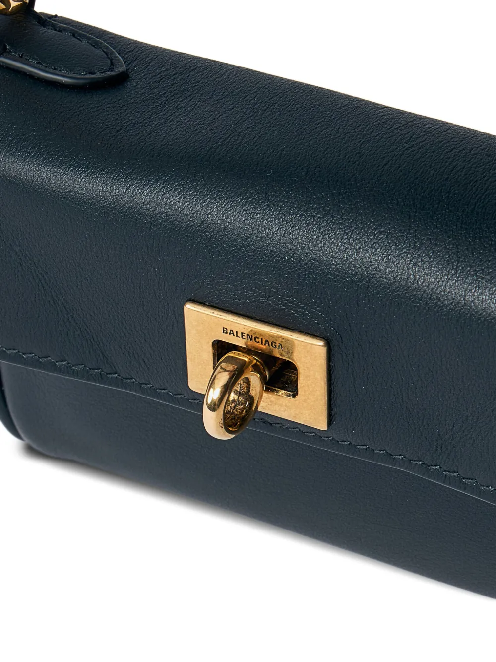 Balenciaga Kleine tas met draaislot en handgreep Zwart