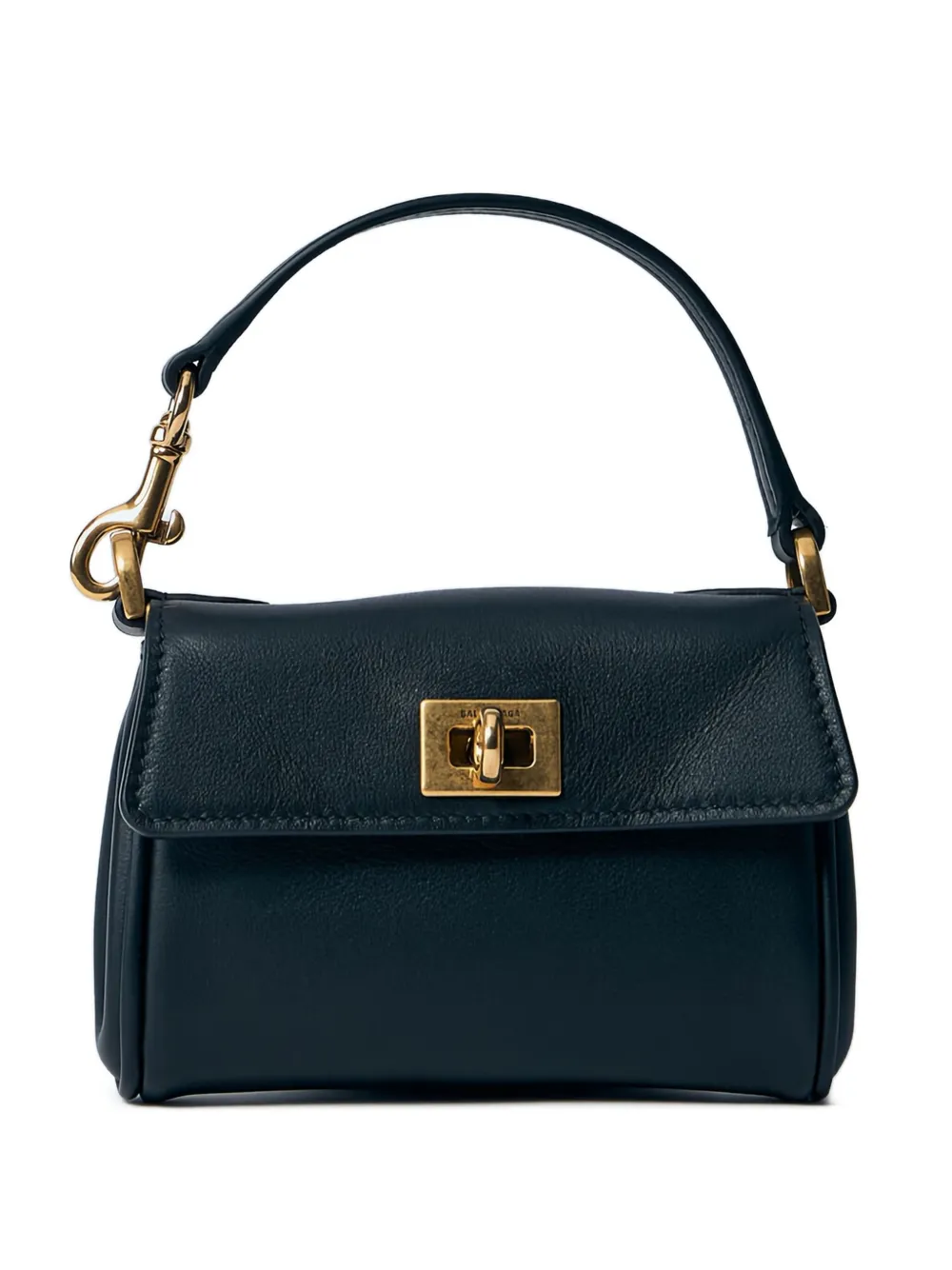 Balenciaga mini top handle twist-lock bag | Black | Image 1