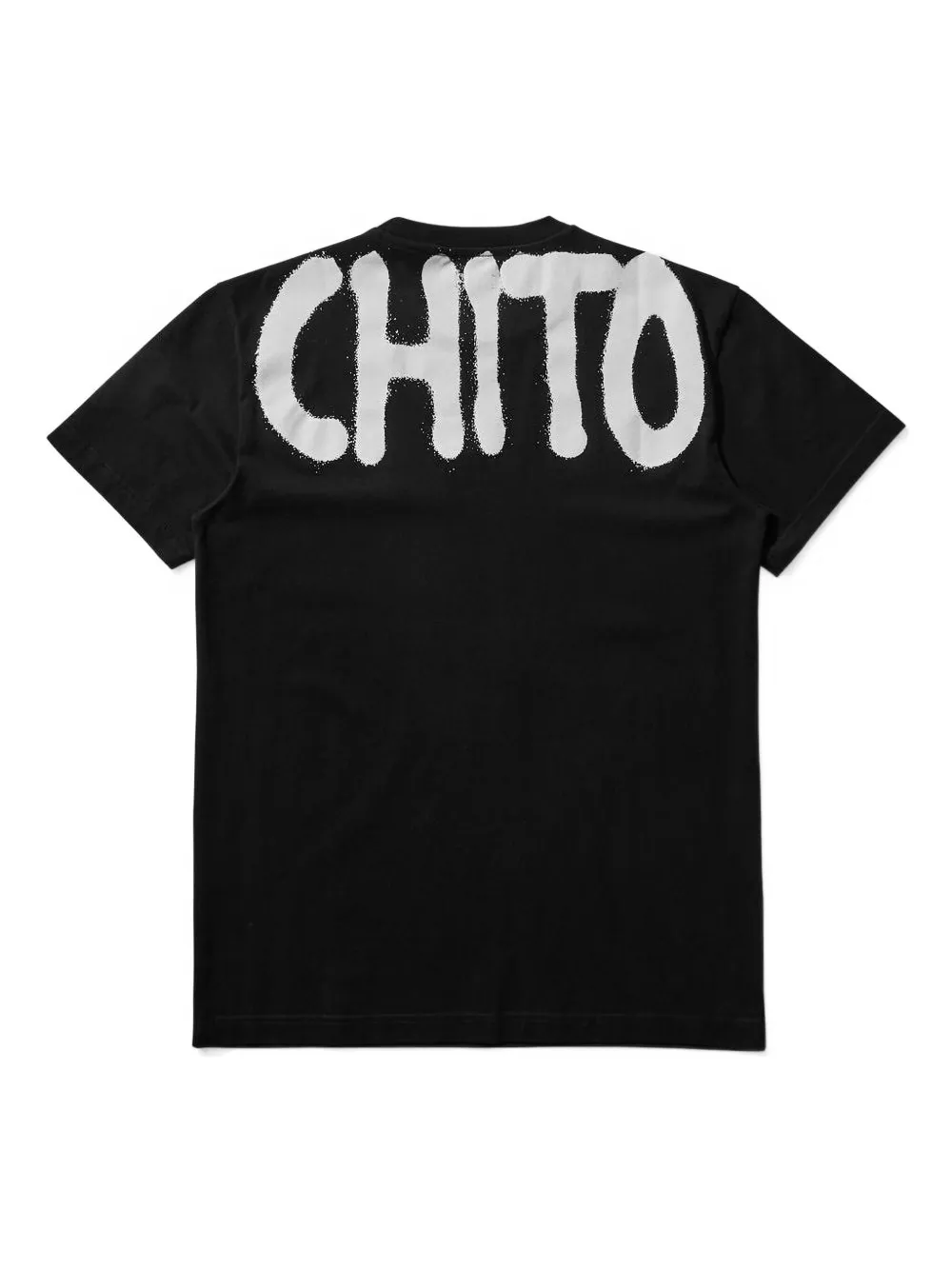 CHITÈ T-shirt met geborduurd logo - Zwart