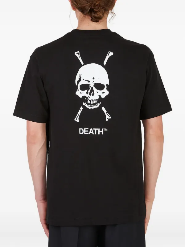 激レア90s Vintage DEATH CIGARETTES スカルTシャツ黒 Death Cigarettes スカルプリント Tシャツ | ブラック | FARFETCH JP