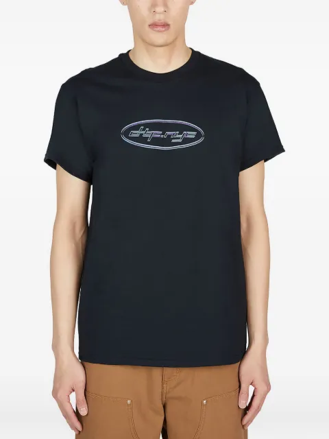 DTF.NYC logo-print cotton T-shirt