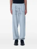 CHITÈ graphic-print cotton track pants - Grey