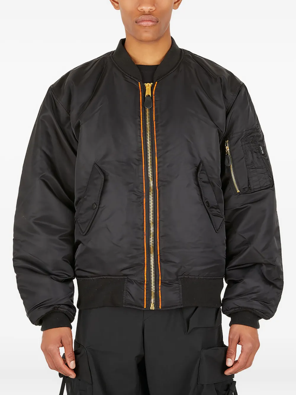 deadHYPE Dollar Sign bomber jacket | Black | Image 1