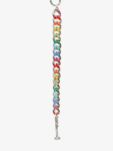 Fry Powers Rainbow curb-chain bracelet