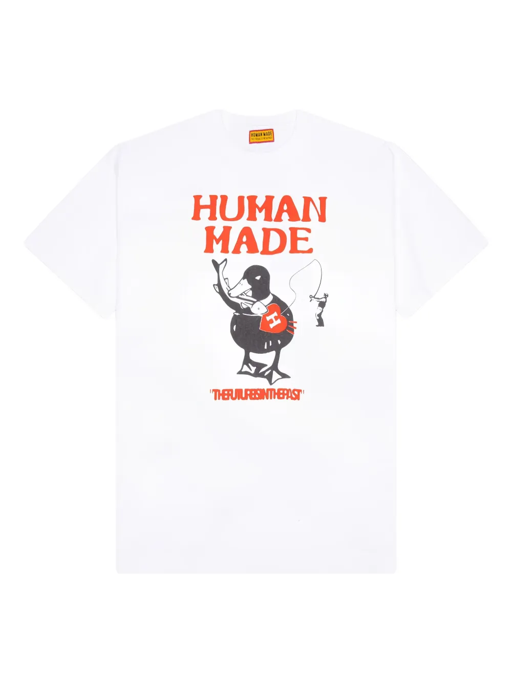 Human Made duck-print crew-neck T-shirt | White | Image 1