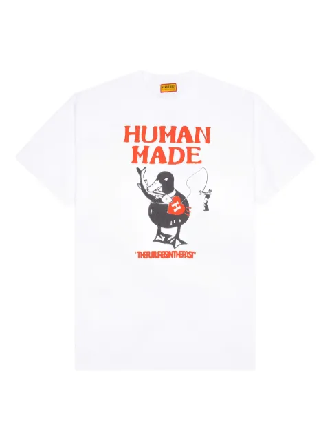 Human Made duck-print crew-neck T-shirt