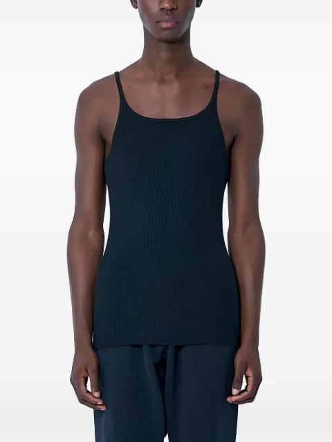 GREG ROSS scoop-neck ribbed tank top