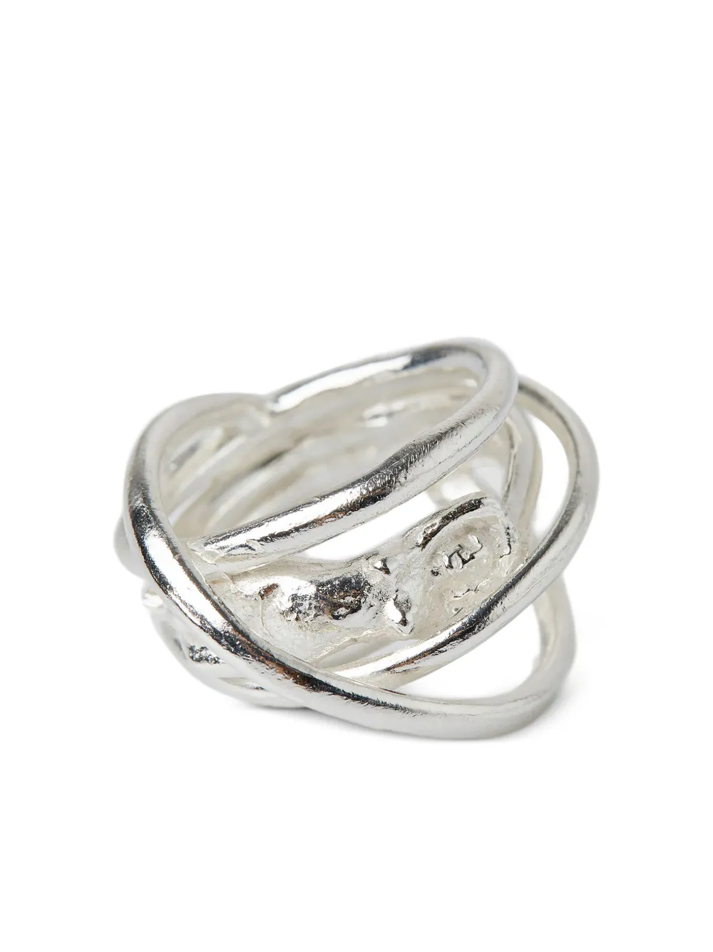 Georgia Kemball polished-abstract figure ring | Silver | Image 1