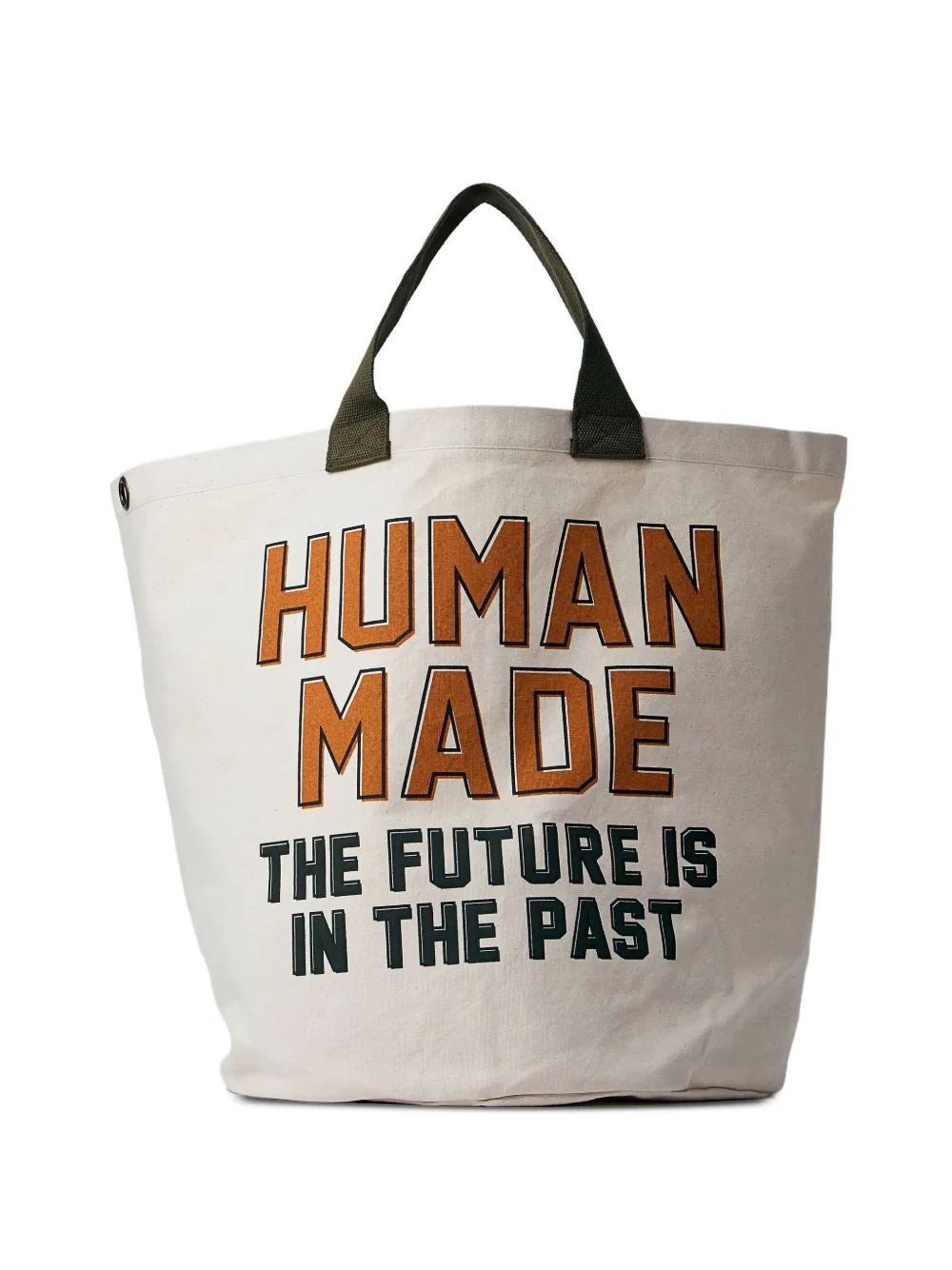 Human Made logo-motif tote bag | Neutrals | Image 1