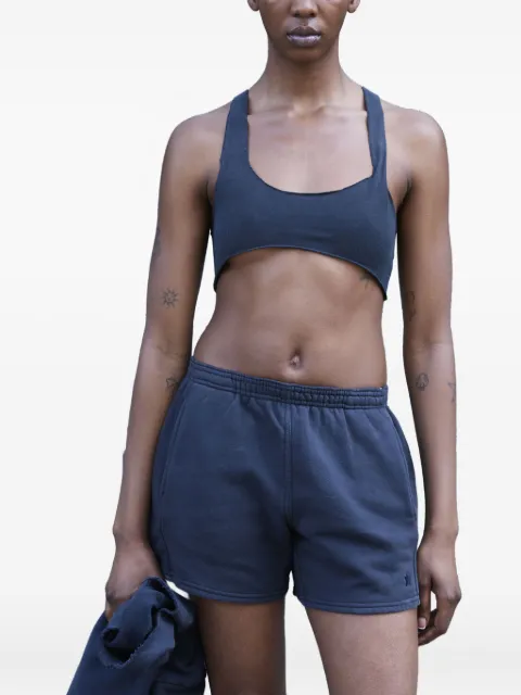 GREG ROSS racerback raw-cut top