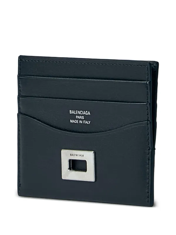 Balenciaga Rodeo Leather Card Holder | Black | FARFETCH