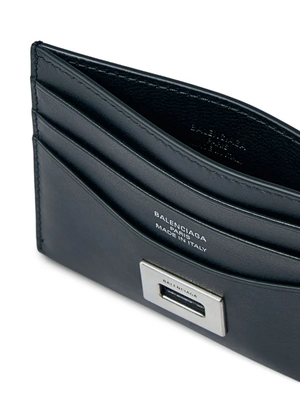 Balenciaga Rodeo Leather Card Holder | Black | FARFETCH