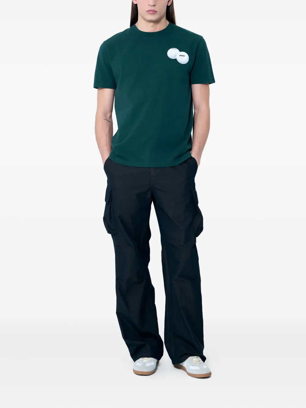 Metalwood Studio T-shirt met print - Groen
