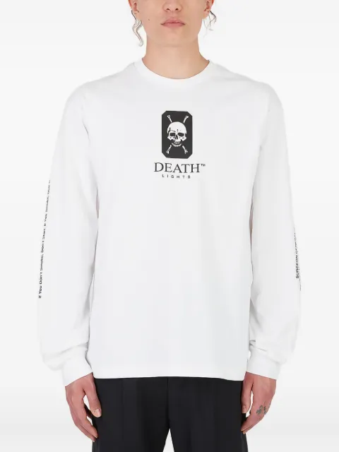 Death Cigarettes graphic-print crew-neck sweatshirt 