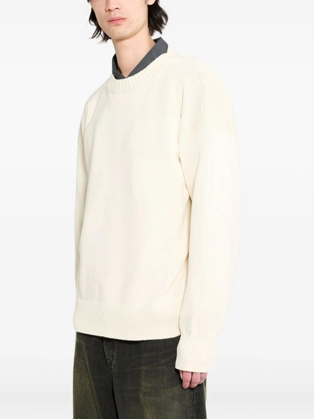 Mhl By Margaret Howell crew-neck cotton sweater | Knitted Sweaters | Image 2