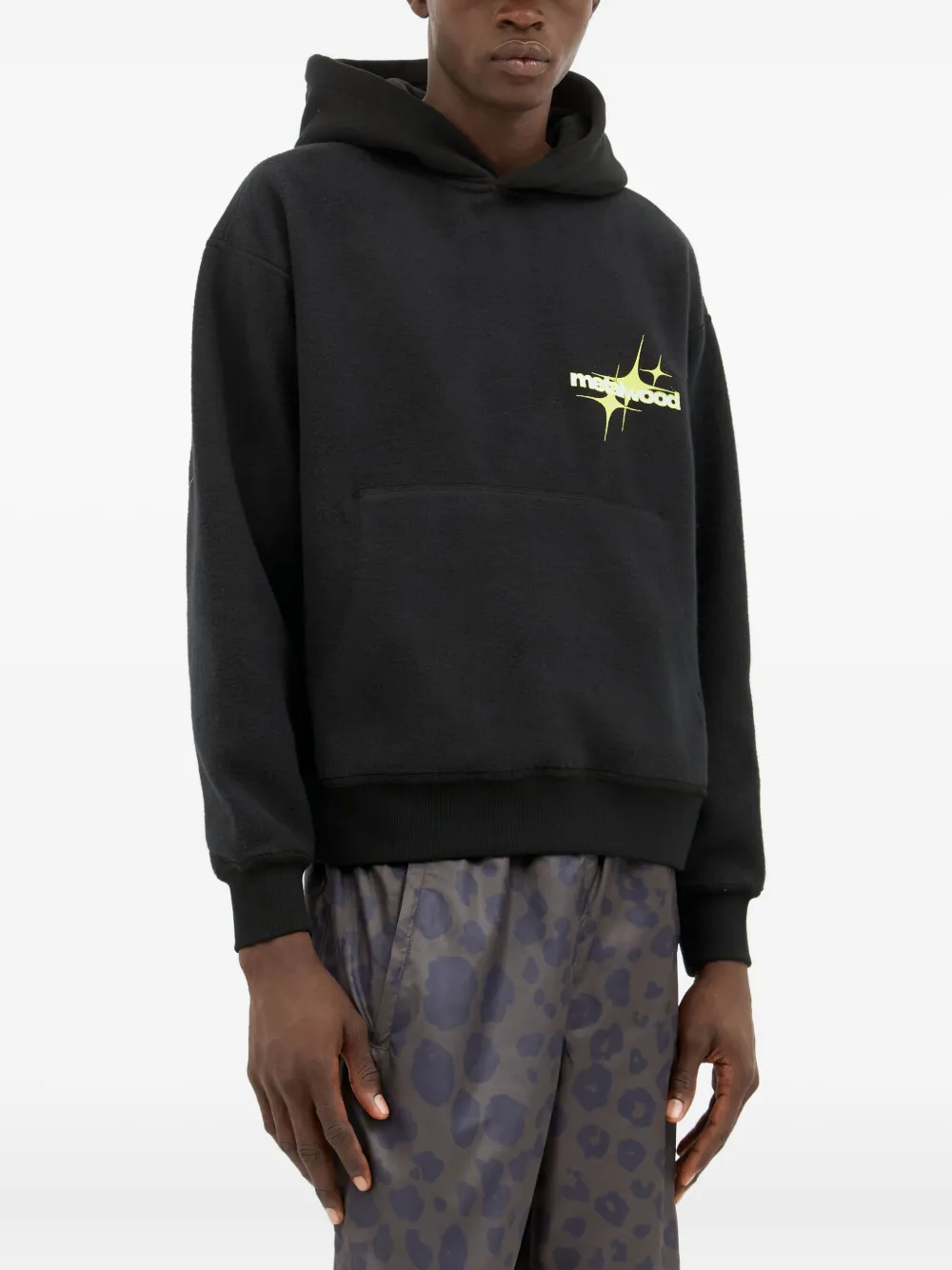Metalwood Studio Reverse Twinkle hoodie | Black | Image 1