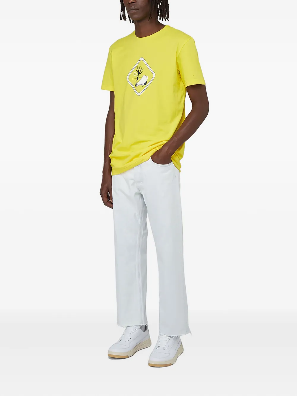 LN-CC x Kyle Platts graphic-print crew-neck T-shirt | T-Shirts | Image 2