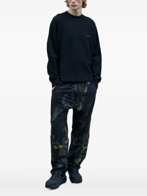 MOOS STUDIO crew-neck panelled sweatshirt