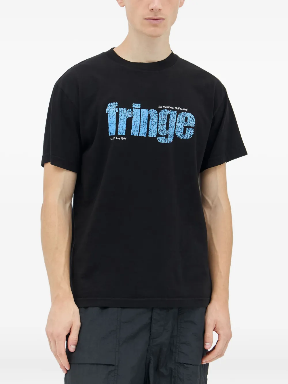 Metalwood Studio Fringe T-shirt - ブラック Metalwood Studio Fringe T-shirt - ブラック