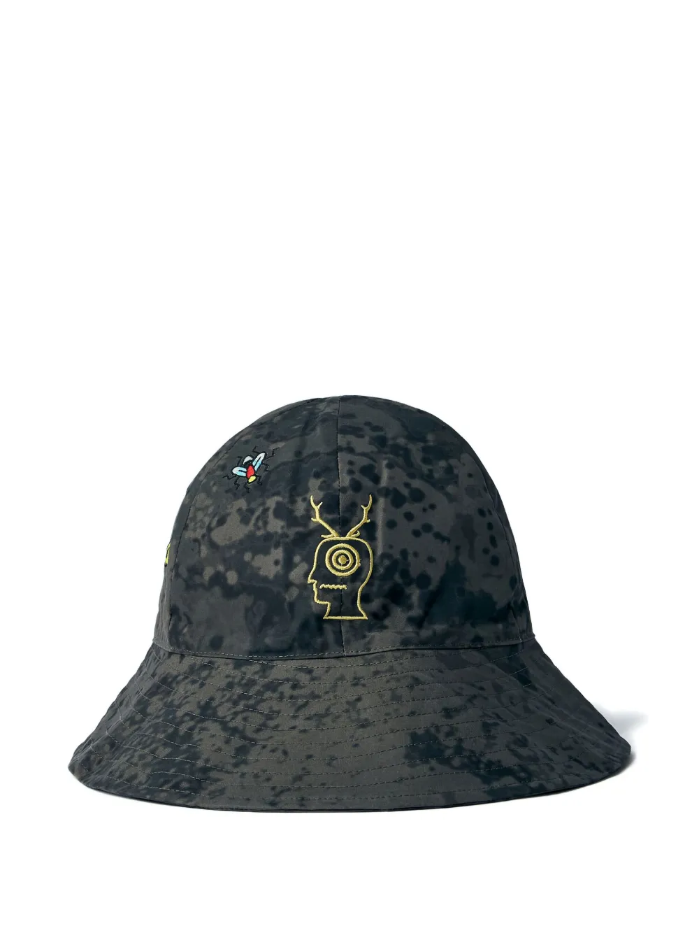 SOUTH2 WEST8 x Brain Dead Fishing bucket hat | Grey | Image 1