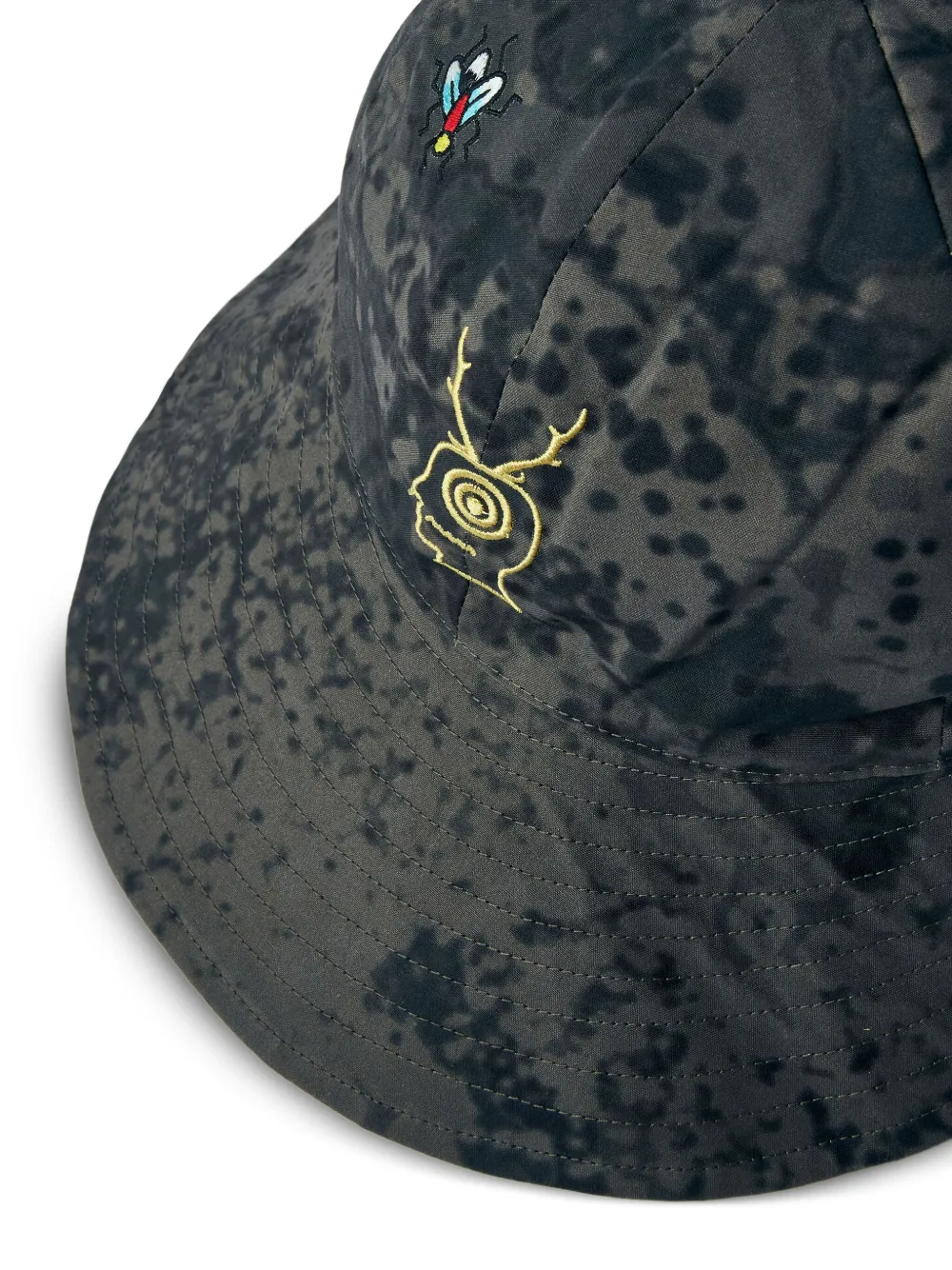 SOUTH2 WEST8 x Brain Dead Fishing bucket hat Grijs