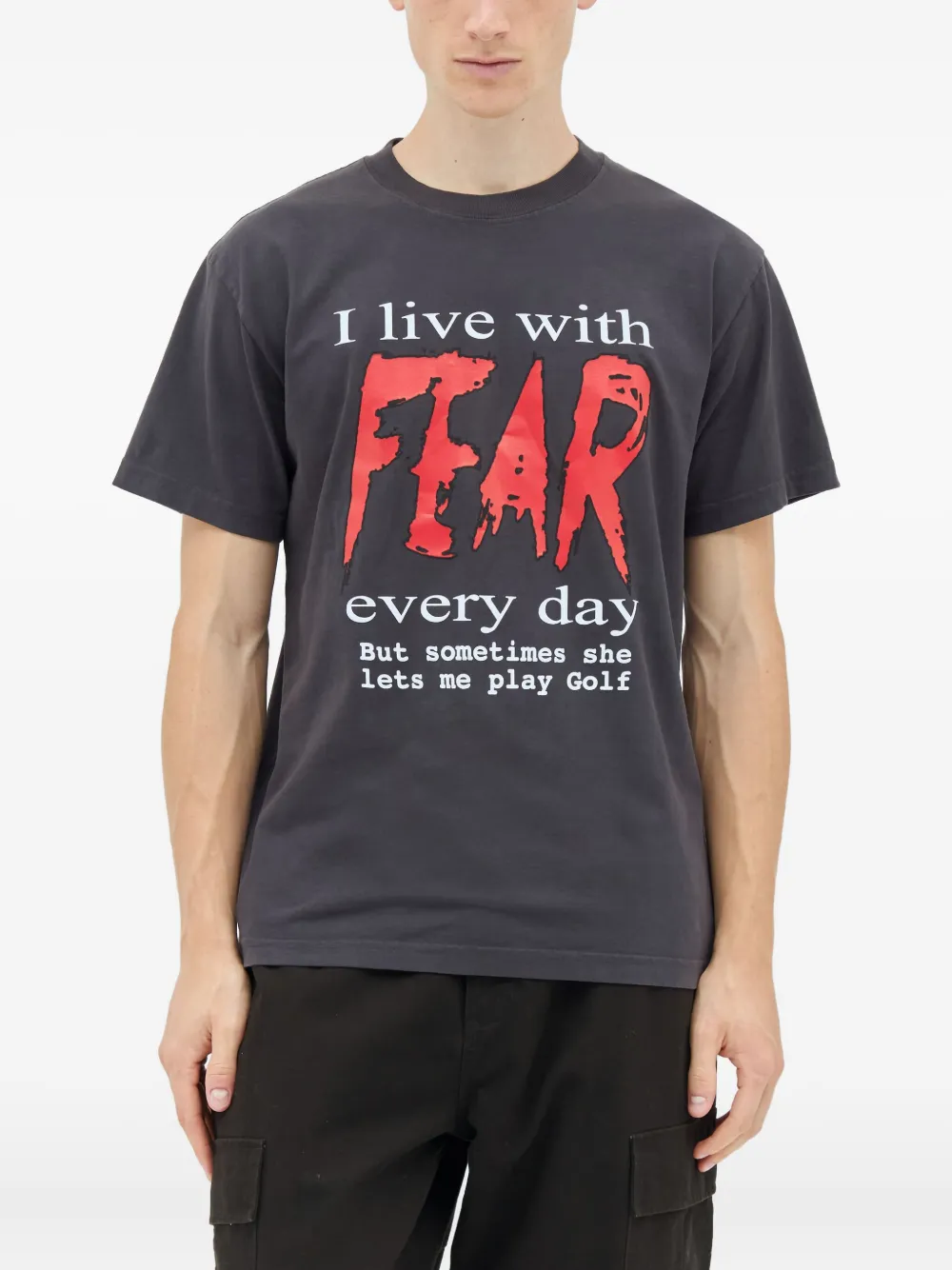 Metalwood Studio graphic-print crew-neck T-shirt | Black | Image 1