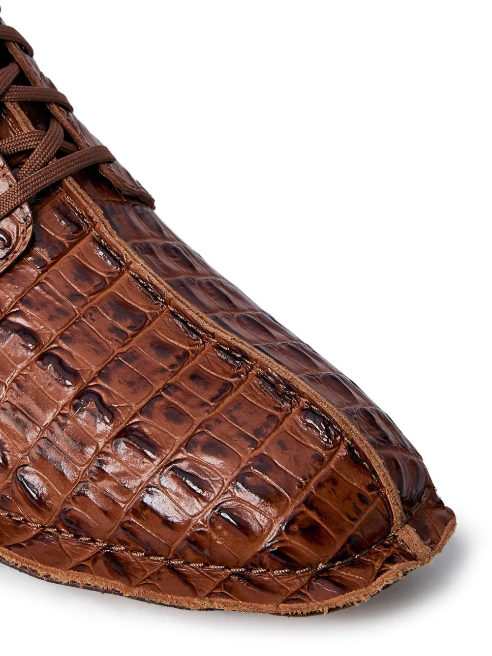 Martine Rose x Clarks croc-embossed derby shoes Bruin