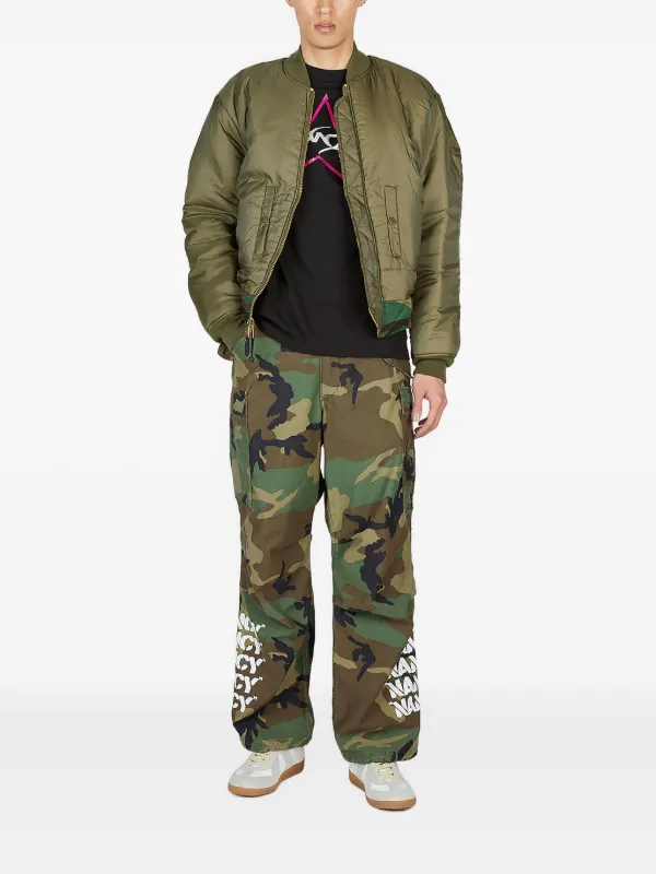 Nancy Ganz カモフラージュ ボンバージャケット | グリーン | FARFETCH JP