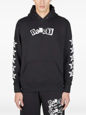 WTAPS Sign-YD Cotton Hoodie | Black | FARFETCH