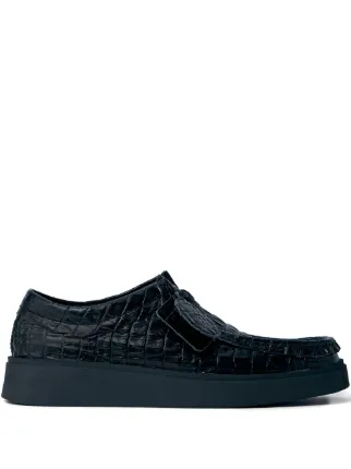 Martine Rose x Clarks Torview クロコエンボス ダービーシューズ