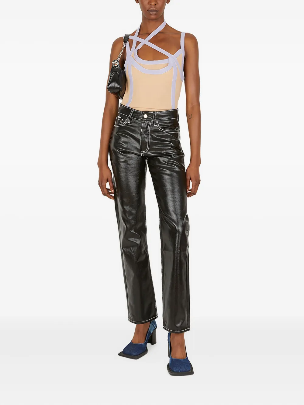 Ninamounah asymmetric panelled top | Vests & Tank Tops | Image 2