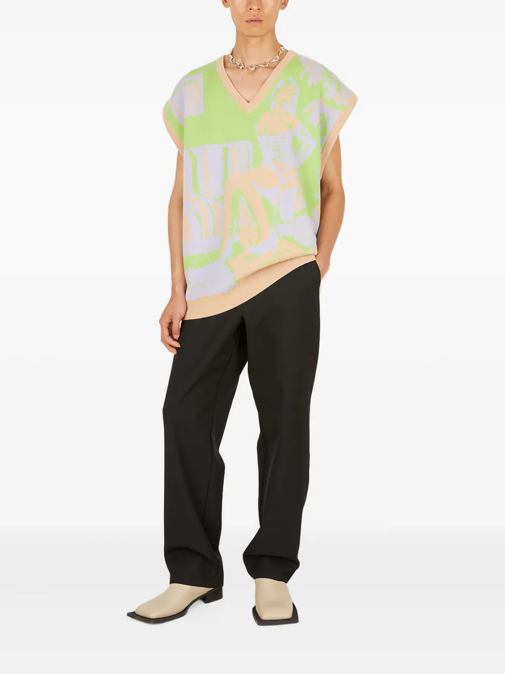 Ninamounah intarsia-knit vest | T-Shirts | Image 2
