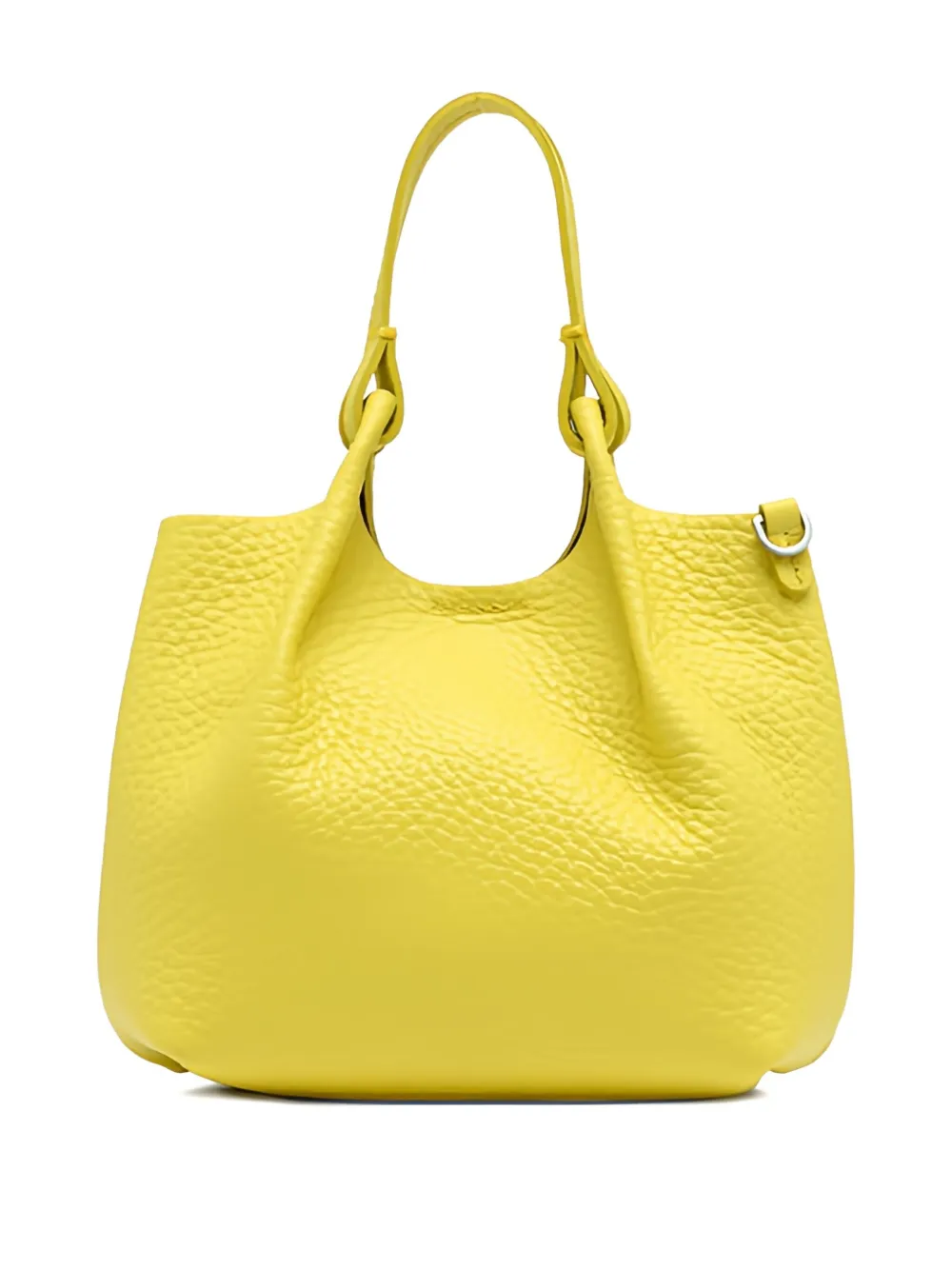 GIANNI CHIARINI Leren shopper Geel
