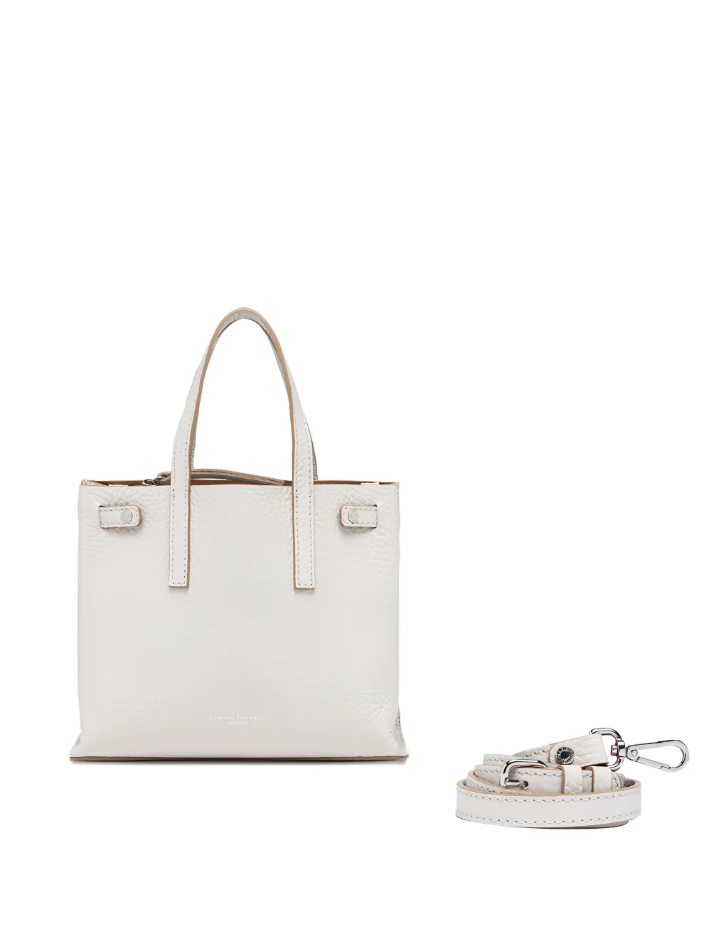 GIANNI CHIARINI leather tote bag Beige
