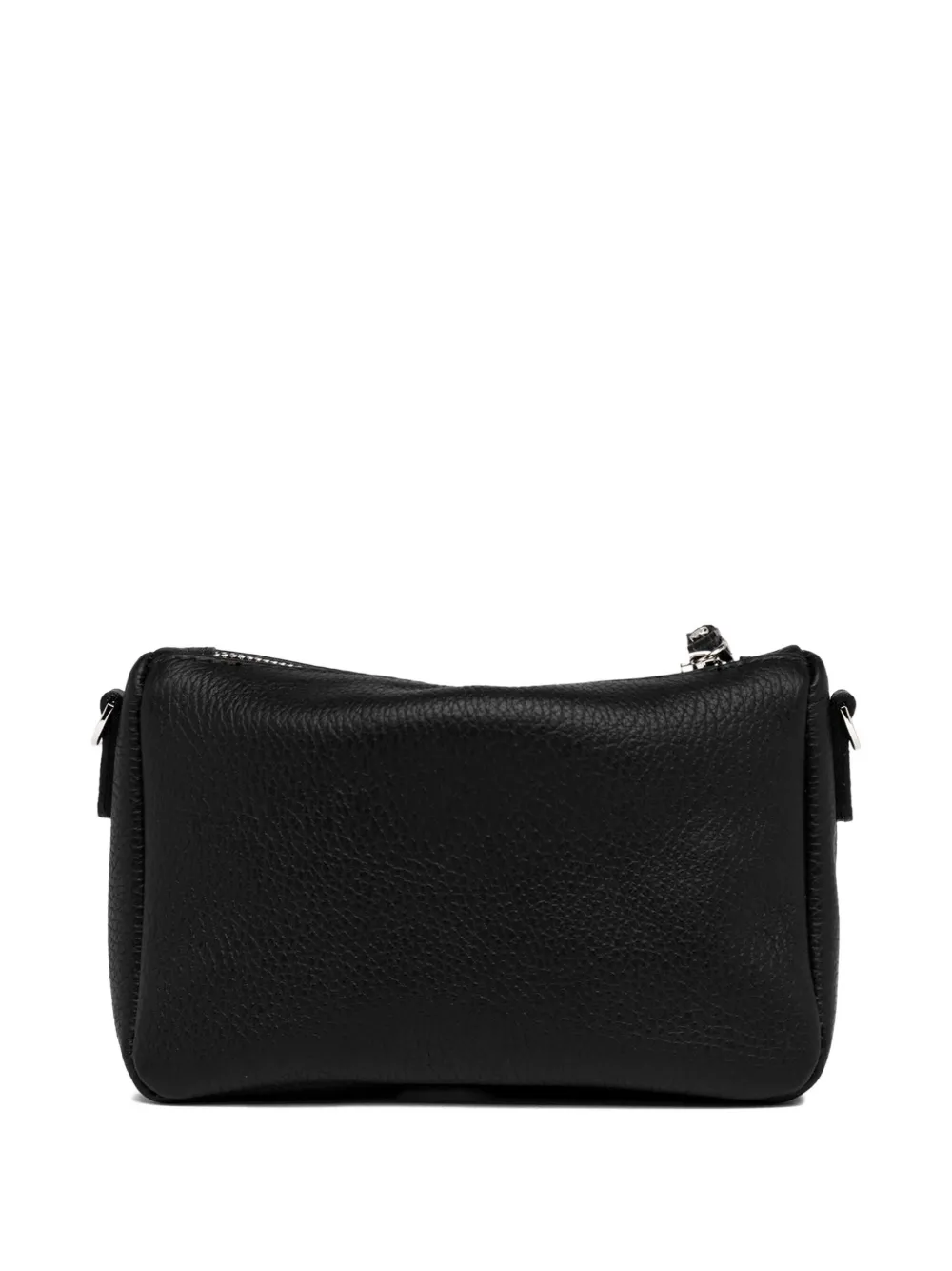 Gianni Chiarini Leather Zip-top Clutch Bag In Black