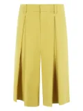 Isabelle Blanche pleated shorts - Yellow