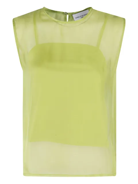Isabelle Blanche silk top