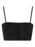 Isabelle Blanche cotton top - Black