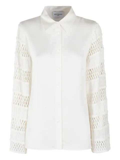 Isabelle Blanche crochet shirt